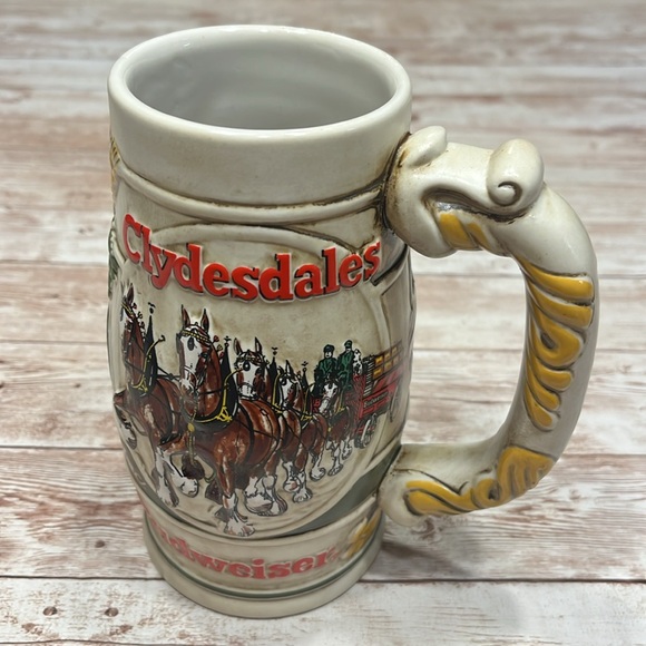 Clydesdales Budweiser Beer Stein - Picture 3 of 8